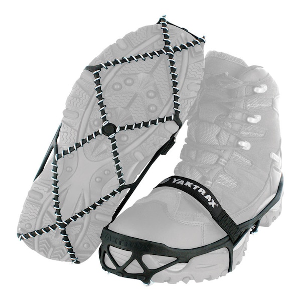 Yaktrax Yaktrax Pro Unisex Rubber/Steel Snow and Ice Traction Black M Waterproof 1 pair 08611 - main